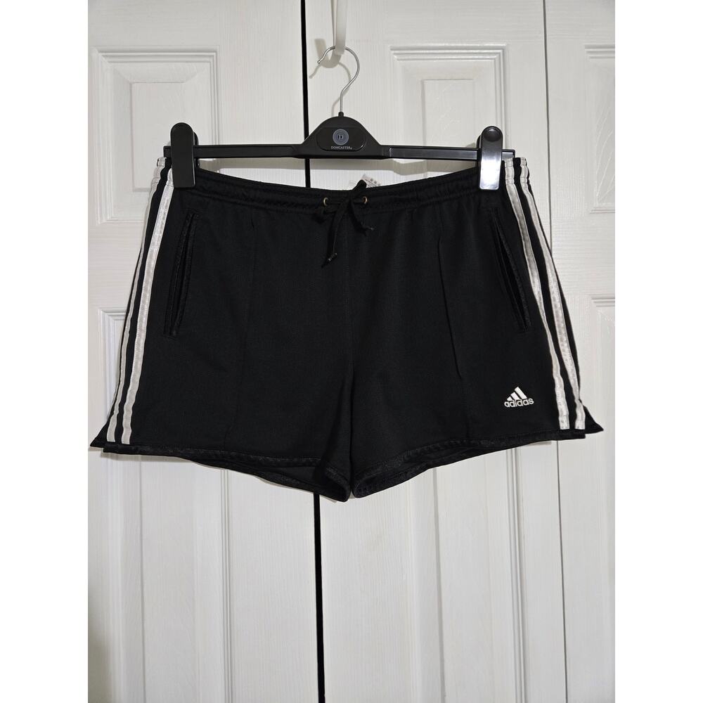 Adidas large women's black athletic shorts